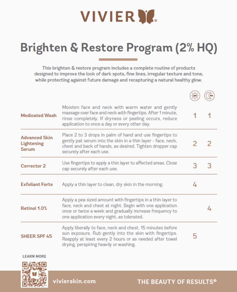 Brighten & Restore Program (2% HQ)